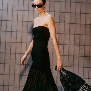 COS Knitted Bandeau Midi Dress NWT